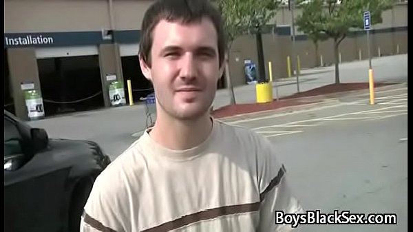 Black Gay Muscular Man Seduces Teen White BOy For A Good Fuck 05
