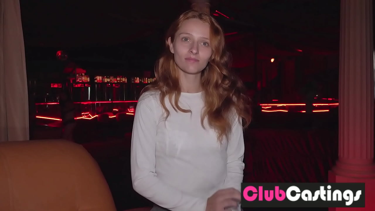 Shy Redhead Wants to be a Stripper by ClubCastings