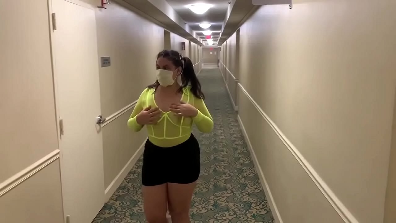 Teen Latina fucked on chair in front of the ocean and cuming hard!