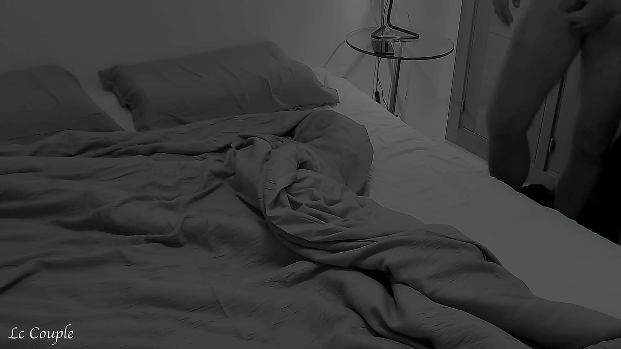 Husband was waiting wife back from the night club and when she arrived back horny, fucked her and spread cum on her tits