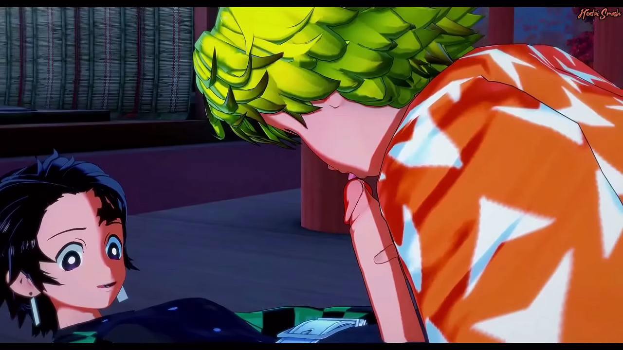 Demon Slayer femboy hentai.