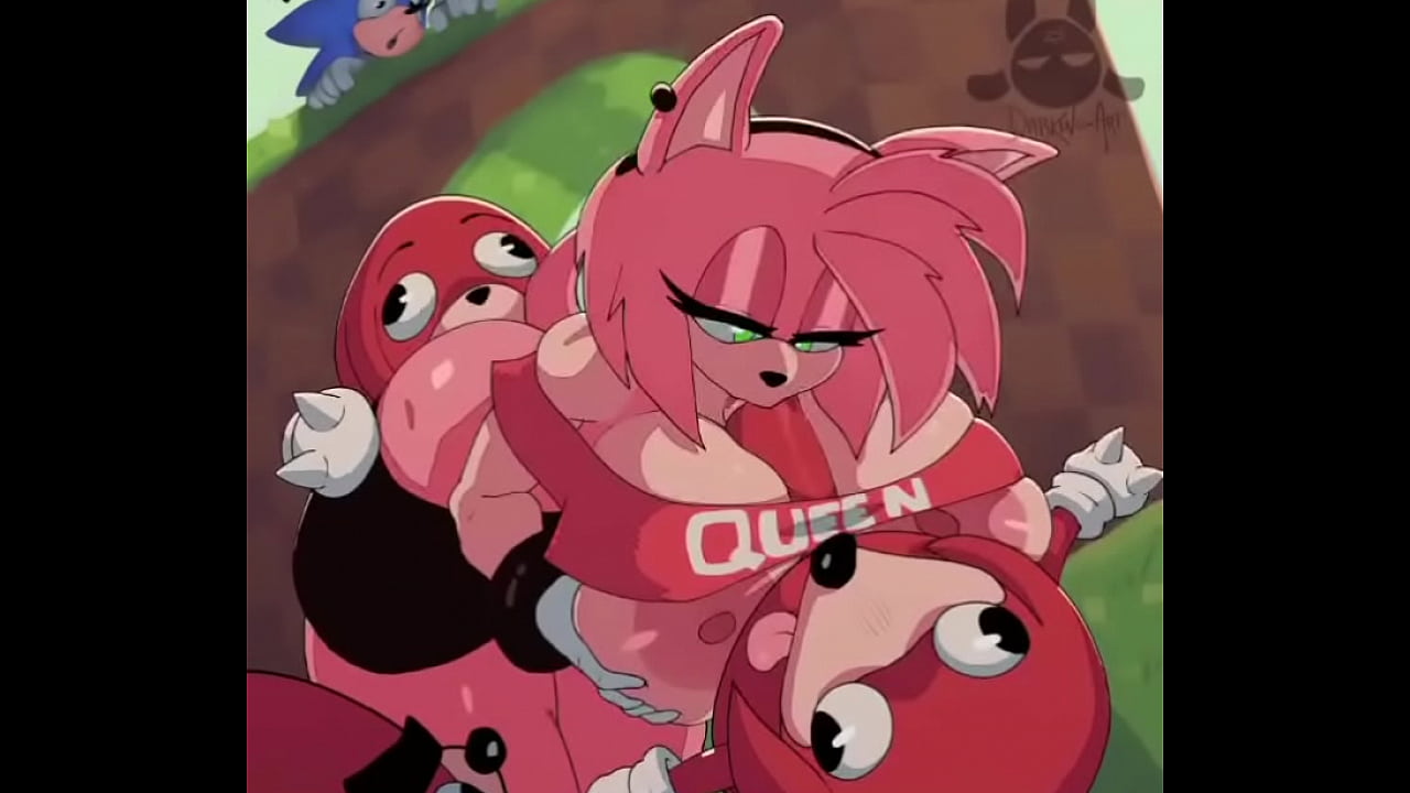 Amy Rose and Knuckles