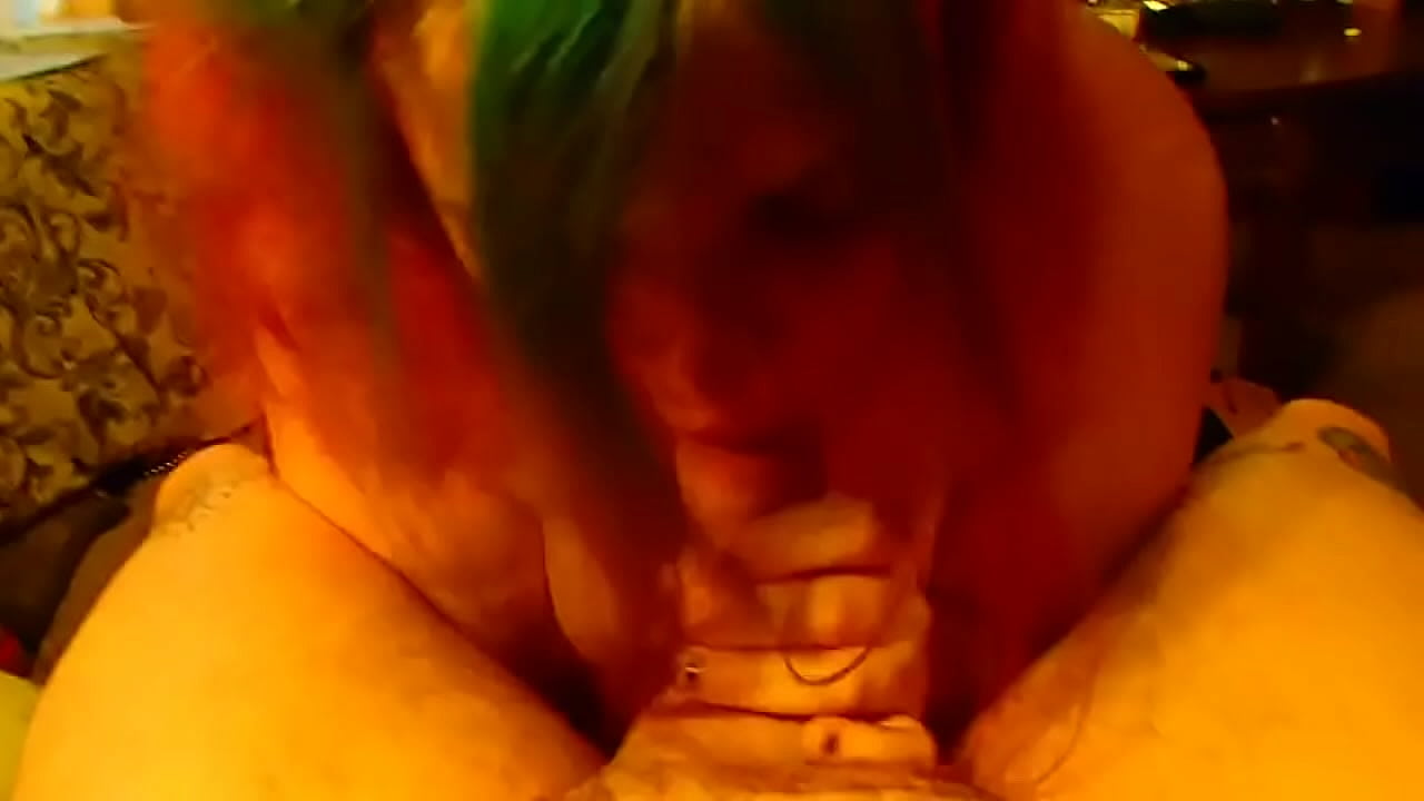 Freak sucking my dick