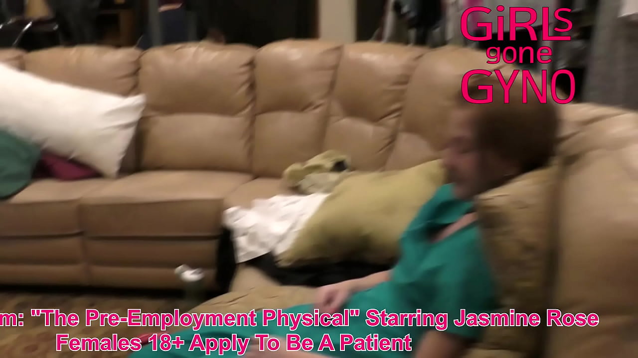 BTS -  Jasmine Rose in The Pre Employment Physical Movie, Grabbing at ideas and explaining how to use the recording equipment See Full Medfet Movie Exclusively On @GirlsGoneGyno   Many More Films!