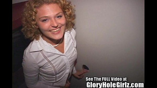 Short Blonde Spinner Sucking Stranger's Cocks