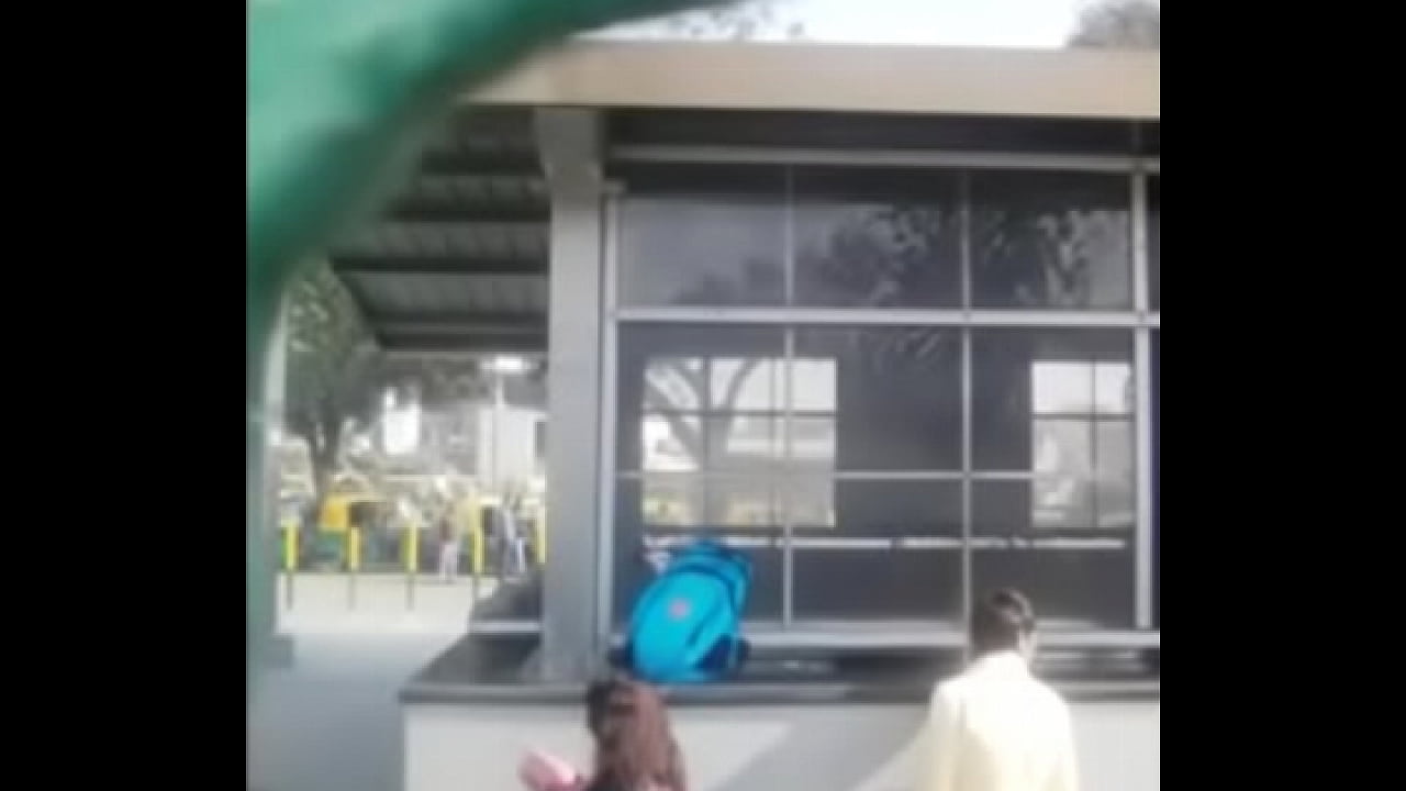 Public Blowjob behind Metro Train Station