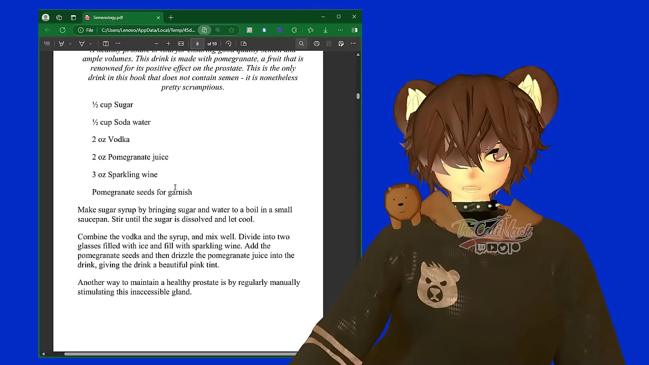 A taste of cum in your s