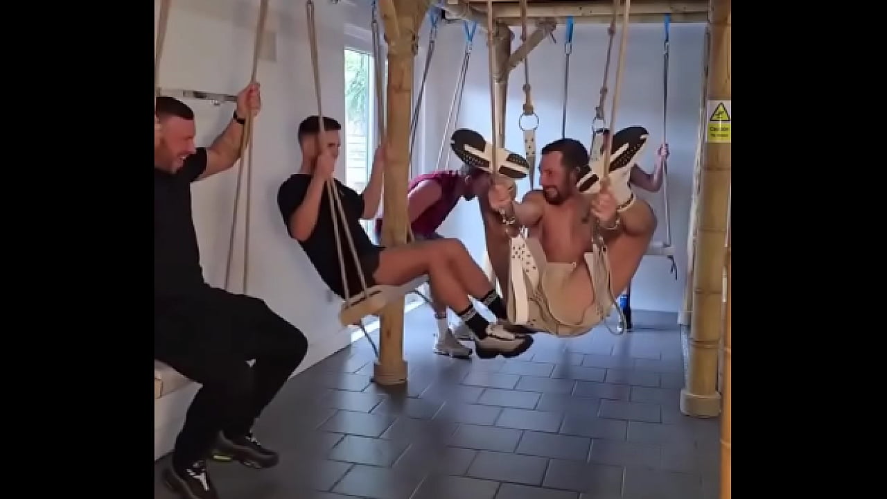 When you go to a swingers club but didn't expect this! Who would you want in the sling? jamie jeffx Blokewelshx ...