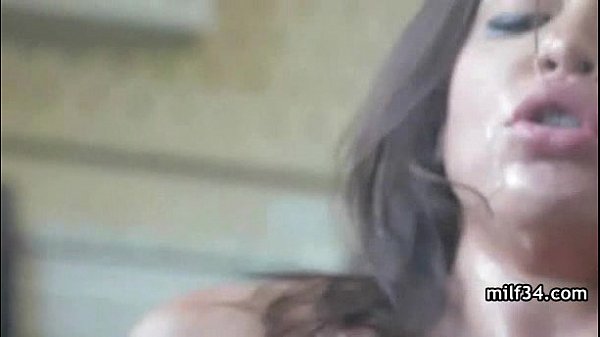 Horny latina milf finds herself some dick