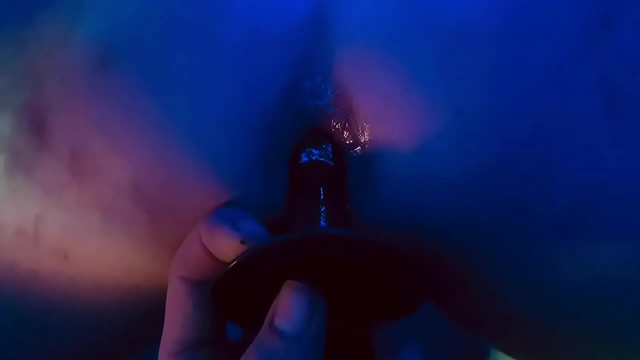 Blow up butt plug. How much can she take?