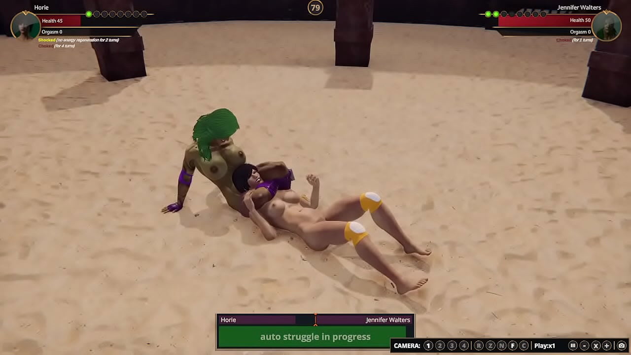 Horie VS Jennifer [NF3D Lesbian Combat]