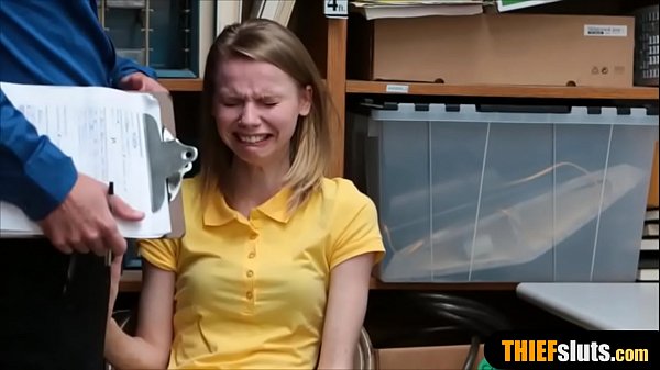 Shy petite russian suspect punish fucked by a mall cop