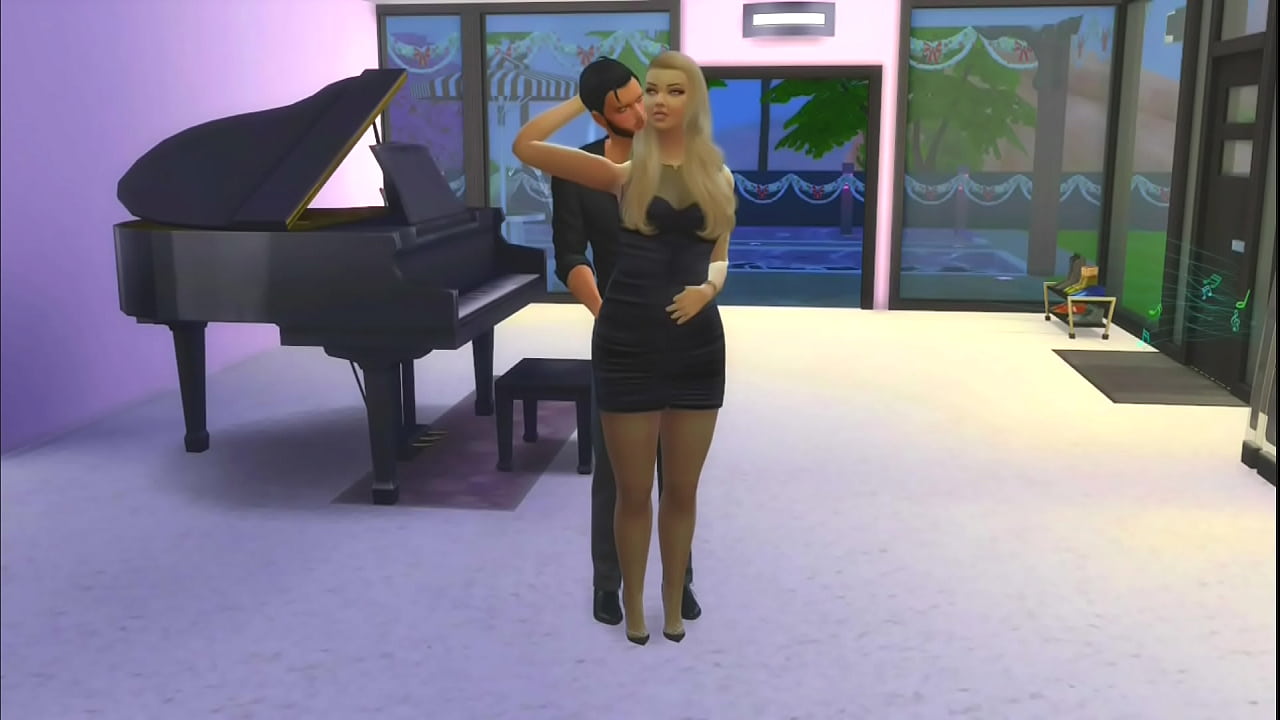 an unfaithful wife is fucking a guy and her husband is spying on them