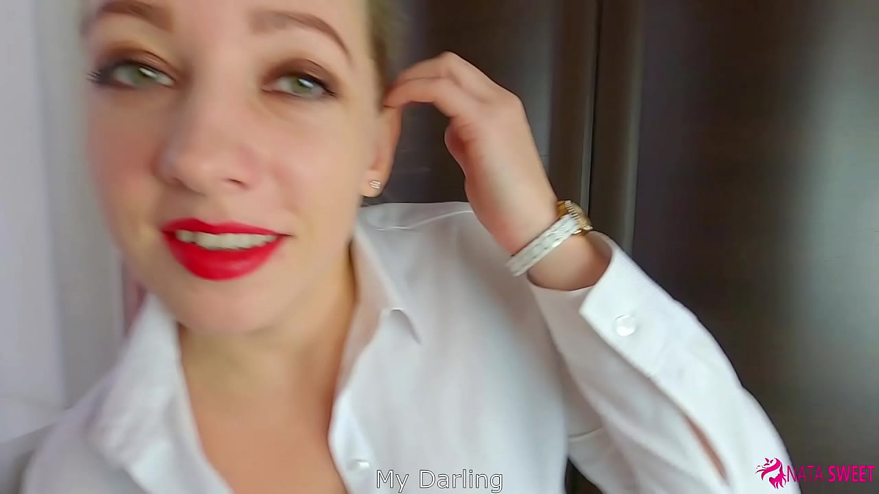 Horny girl in stockings fuck, ride, suck dick and gets cum on tits - Nata Sweet