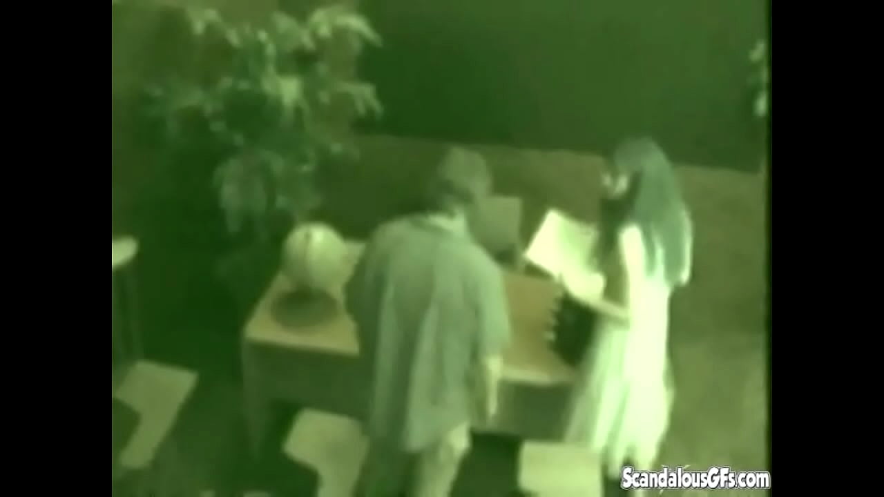 Two office mate talks and kissing each other. She blowjob her cocks and fucking hardcore on top of table until it cum