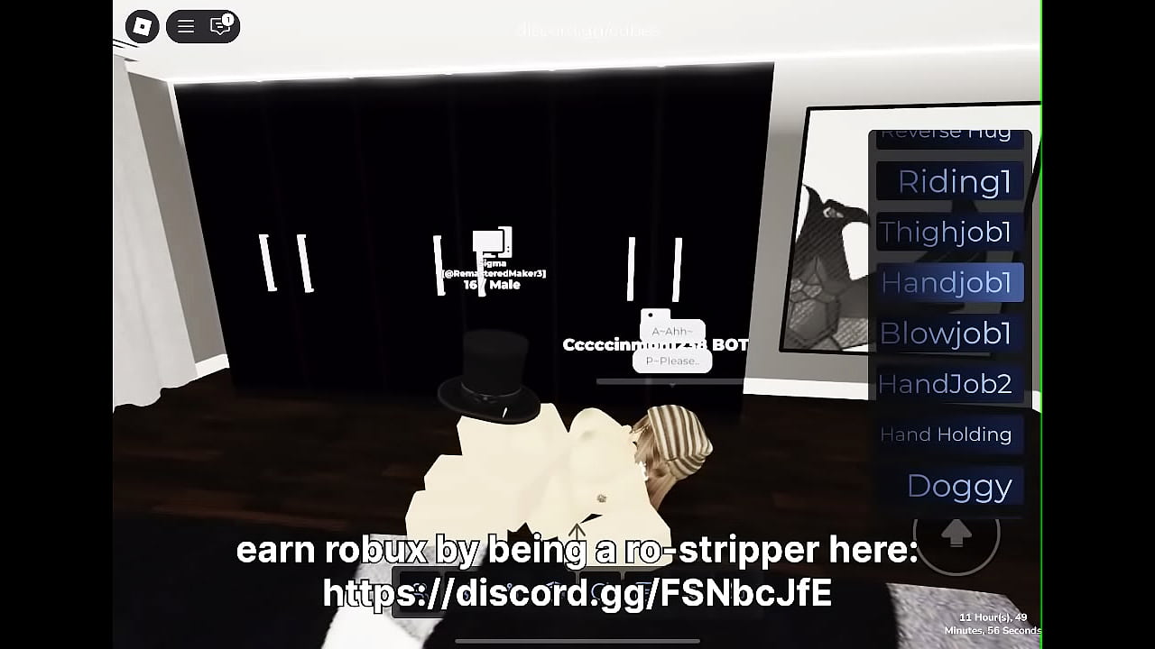 roblox whore gets hired and fucked for 50 robuxx