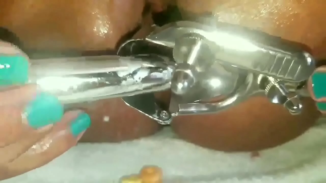 Anal toy insertion