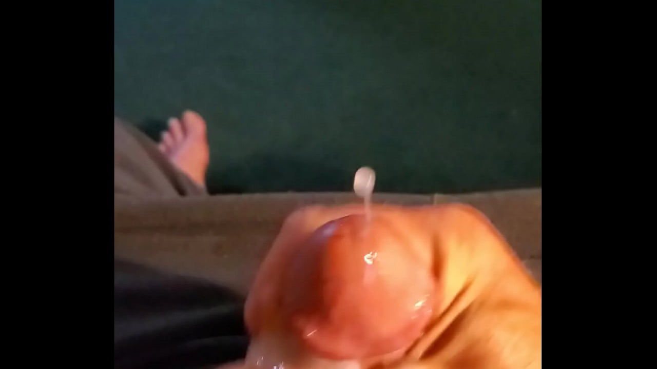 Jacking off cum