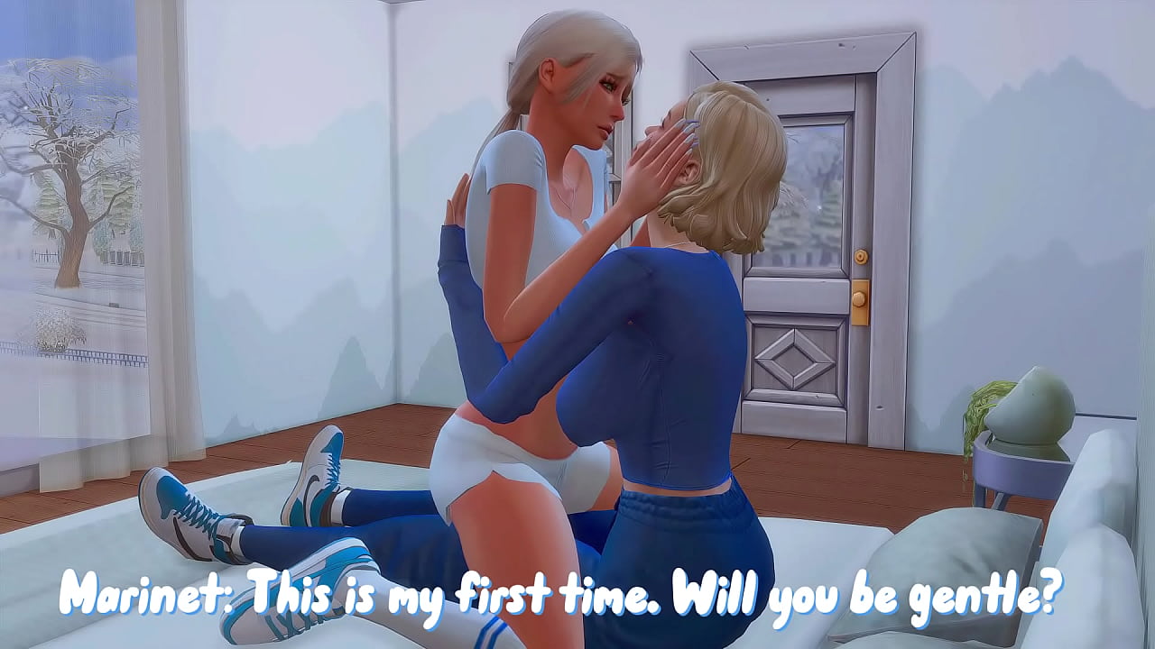 futanari stepmom arranged hard anal sex for a straight stepdaughter sims me hentai animation