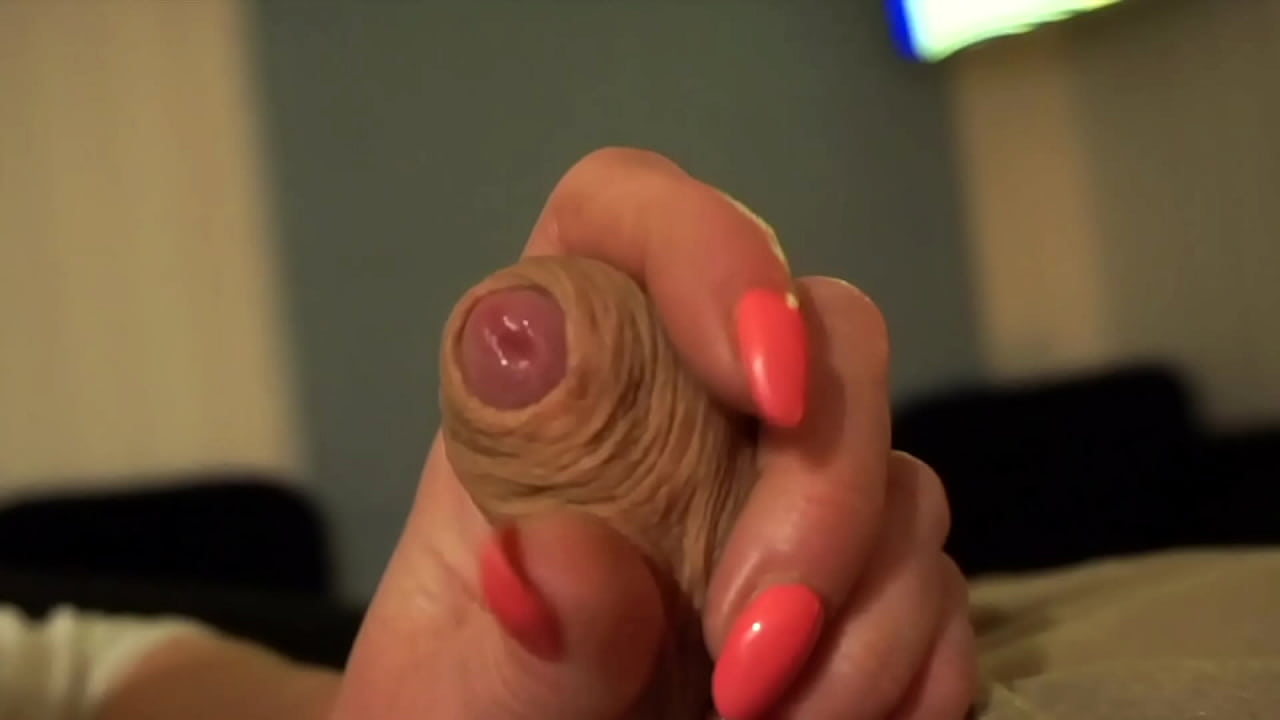 ForeSkin Play with Limp Dick and Hard