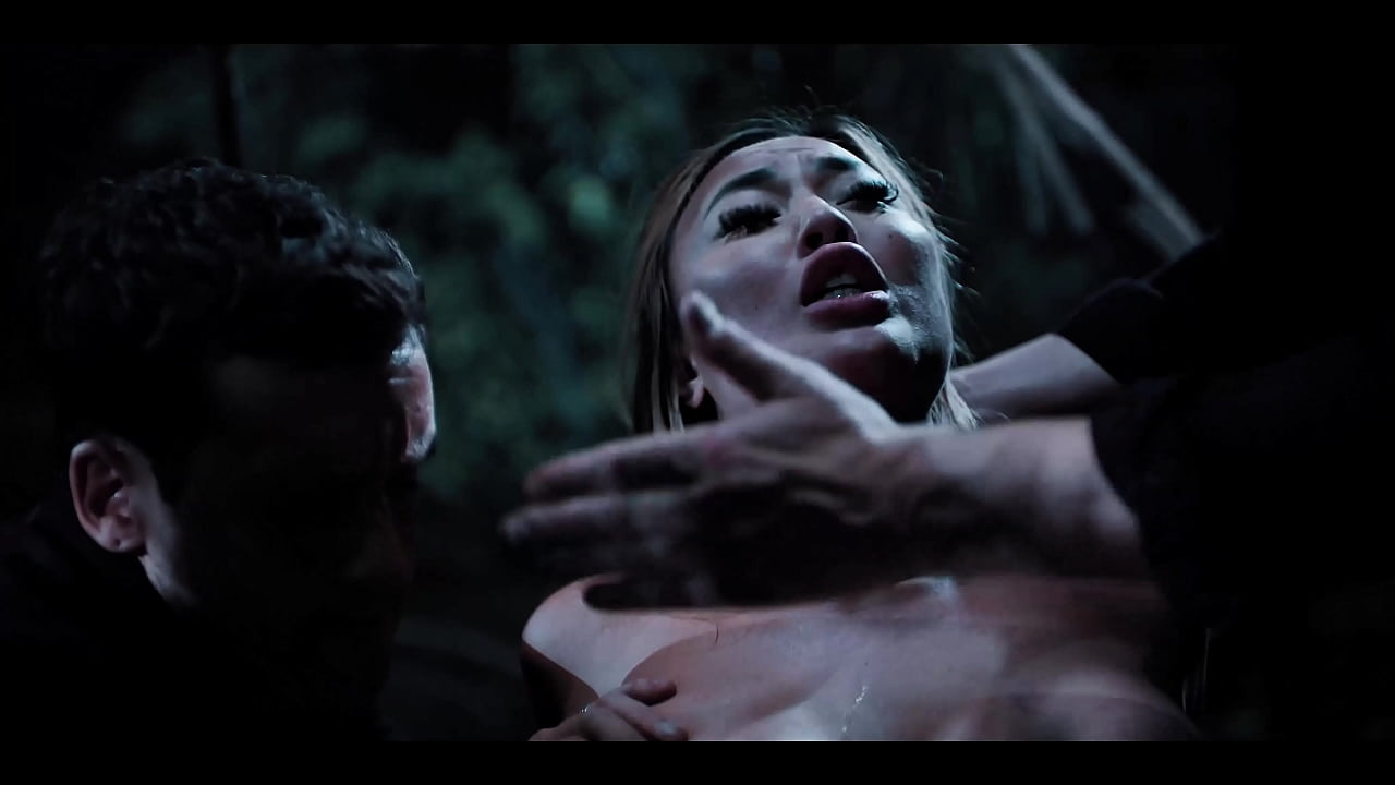 Asian Slut Gangbang - Japanese Girl With Big Tits Gets Used Like A Fuckdoll In The Woods Freeze Fetish