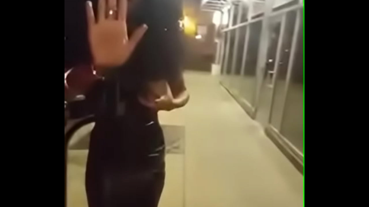 Ebony Lady lactating in public