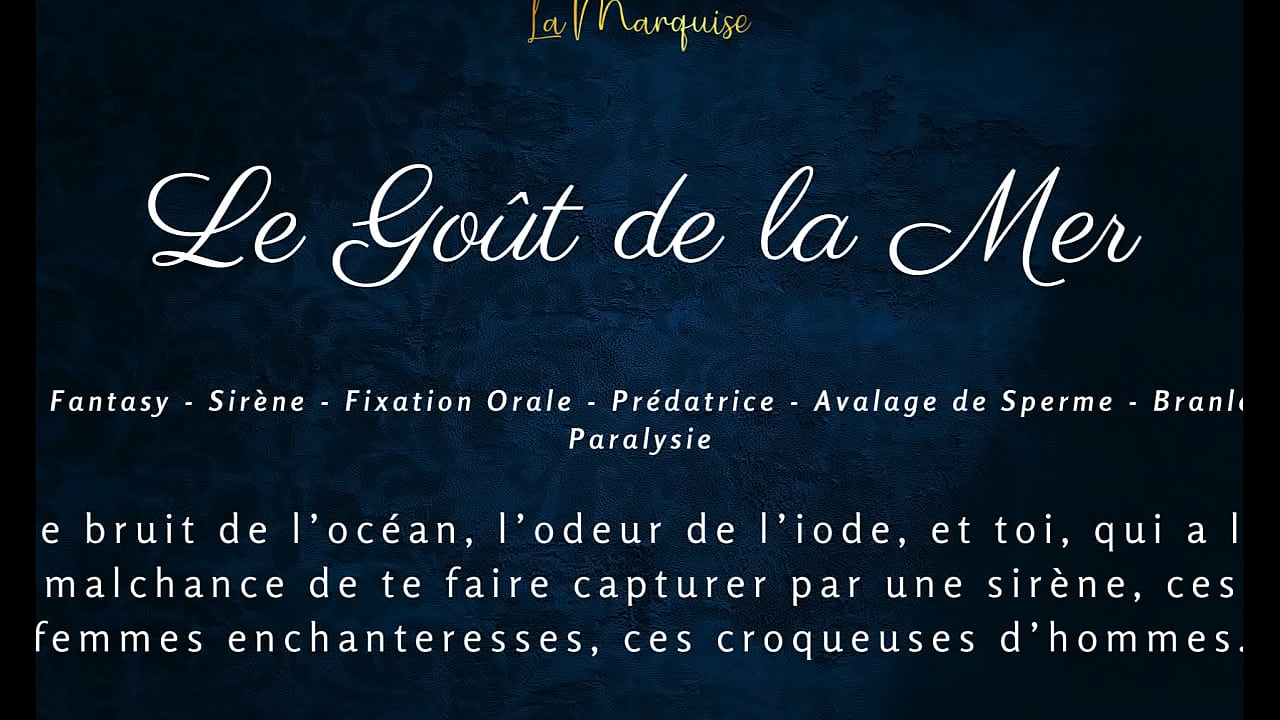 Le Go&ucirc;t de la Mer - French audio porn mermaid blowjob