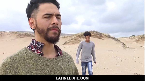 Cute Latino Boy Pleasures A Stud&rsquo;s Thick Cock By The Beach