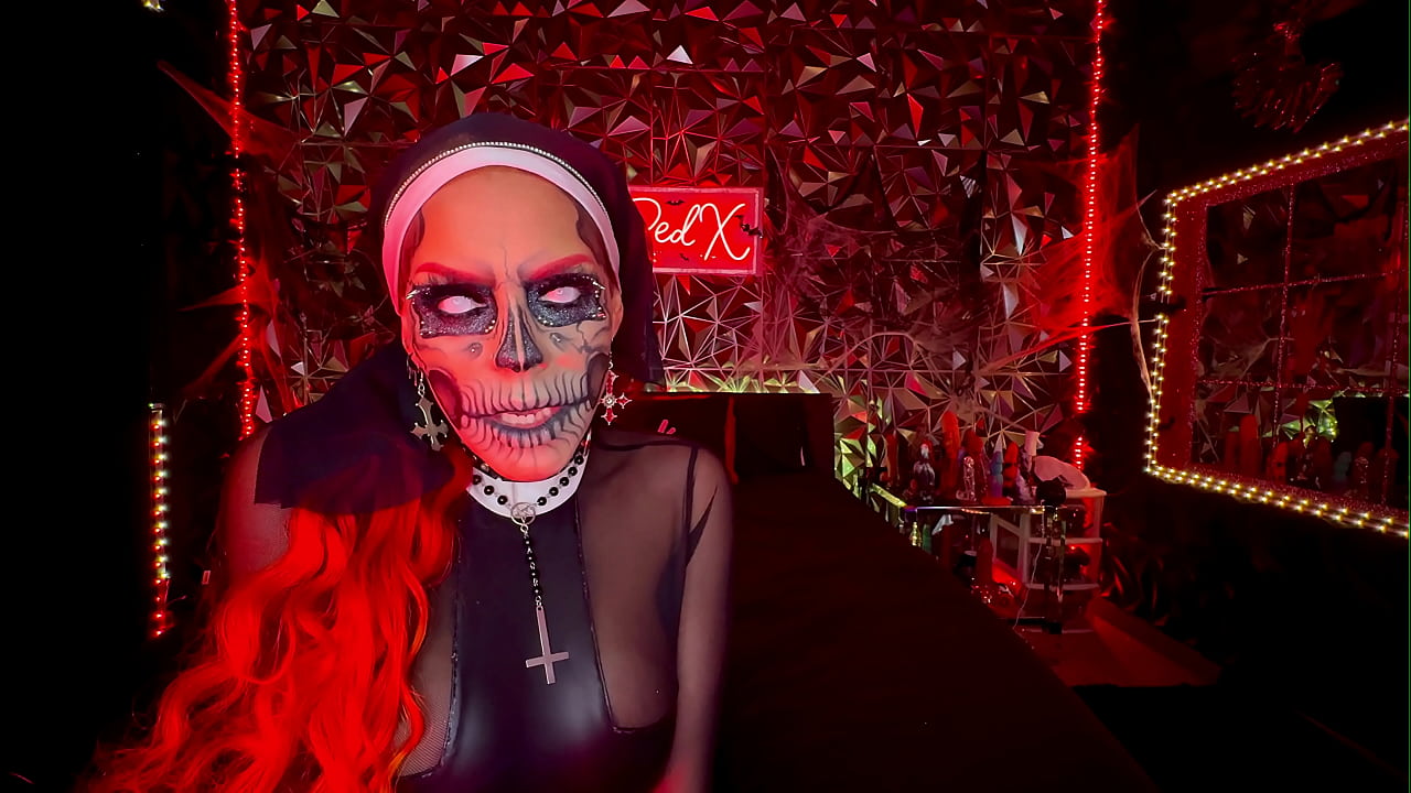 Sinister Nun Gives JOI in Hell