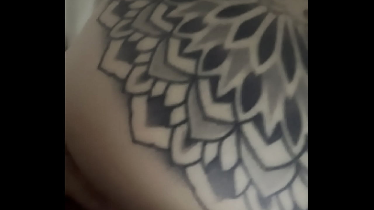 Amateur MILF loves a finger in her ass while fucking prone on the bed