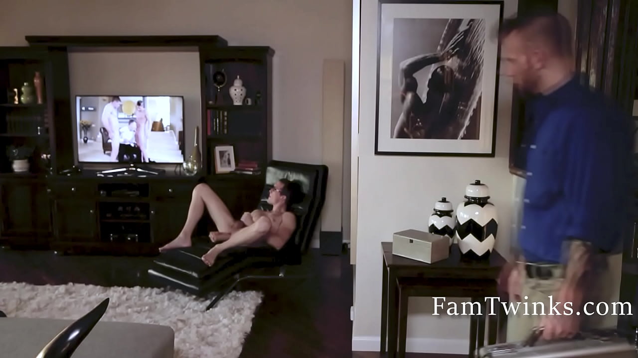 Step Father Helps Shy Twink