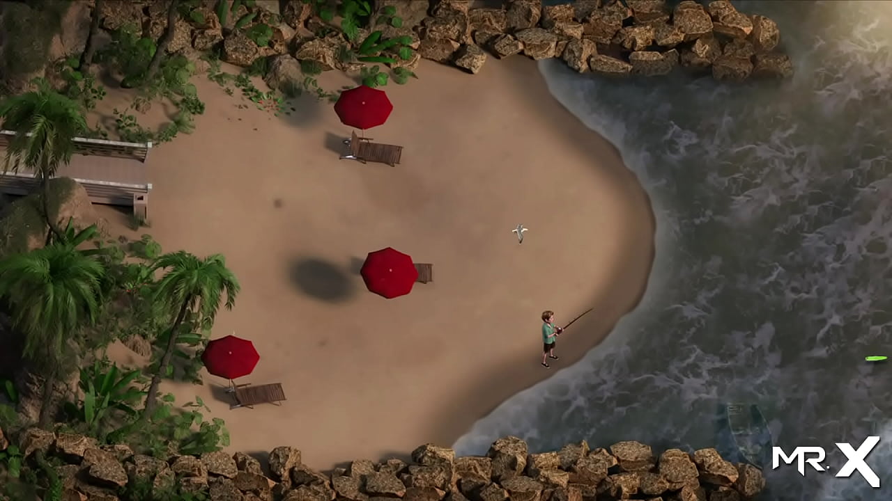 doctor cums on the beach during break