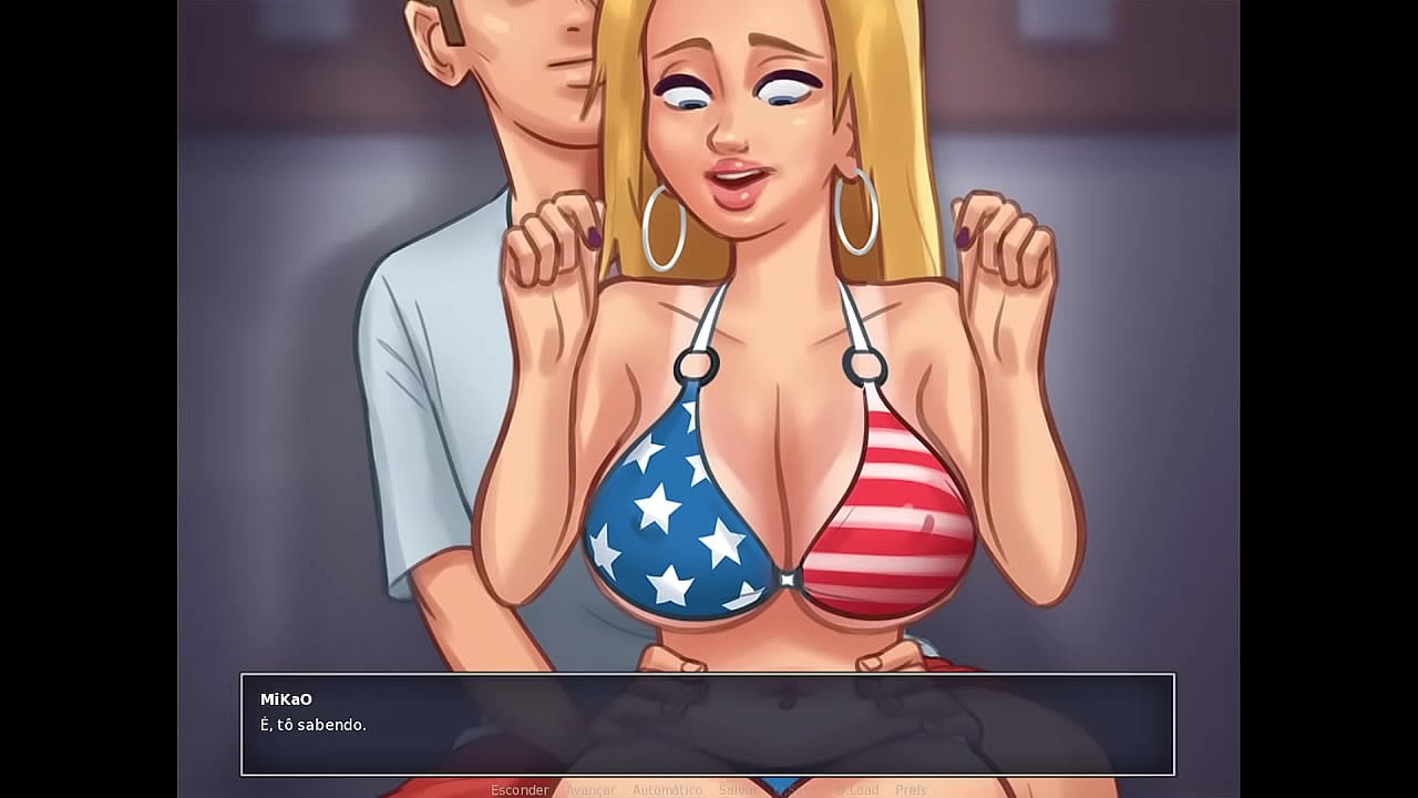 Jogo Porno 2D, Summertime Saga episodio especial - cenas com Roxxy na praia