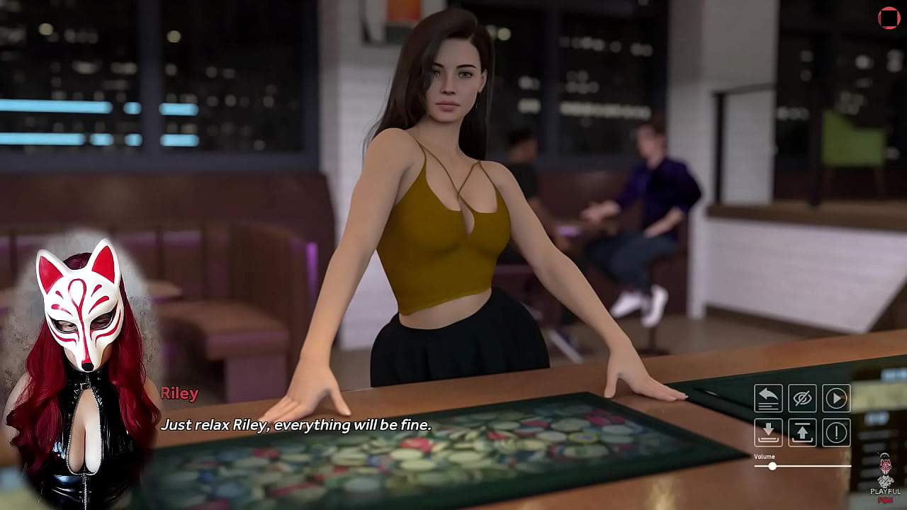 Steps of Debauchery - gamer girl playing porn game (ep 1)