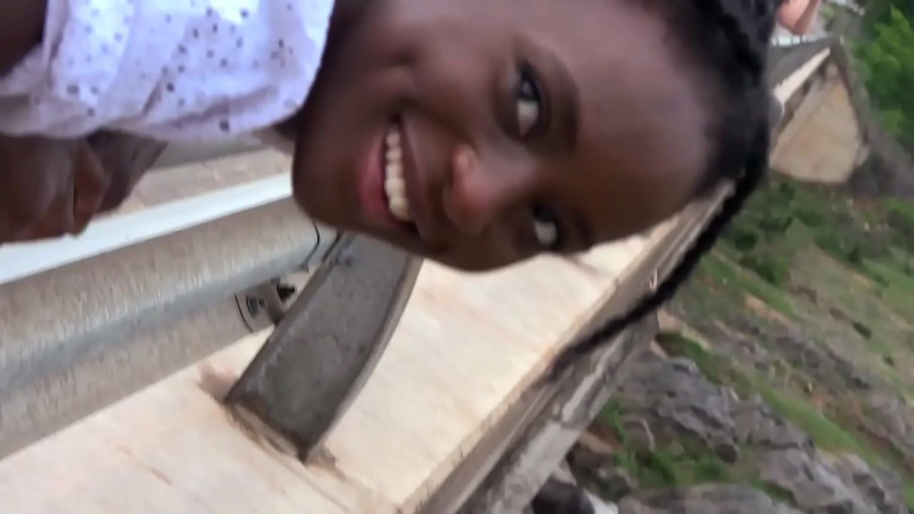 Gorgeous Ebony babe with perfect perky tits and a plump round ass uses her spit wet fingers plus a toy to touch her pussy and make herself cum then she finishes by giving her BF huge cock a sloppy blowjob! Explore her sexy life at AFRICAN GIRLFRIEND