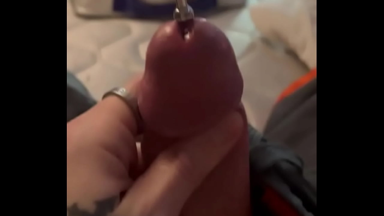 Dick Sounding With Extreme Pre CUM