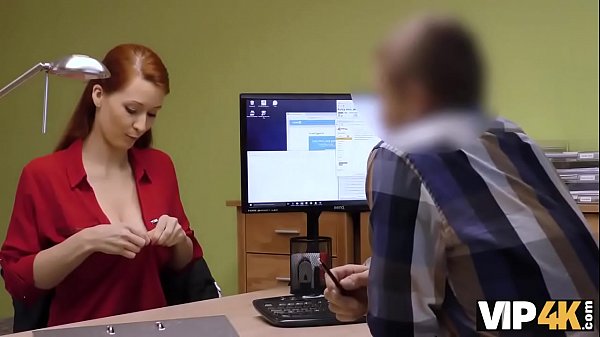 VIP4K. Hot Isabella can&rsquo;t say no when agent offers sex for cash