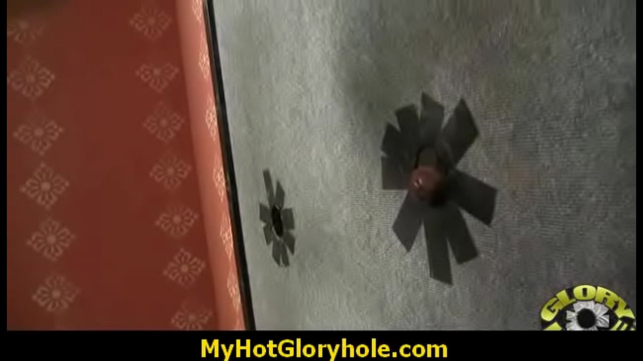 Horny Lady Enjoys Gloryhole Cocksucking Interracial 14