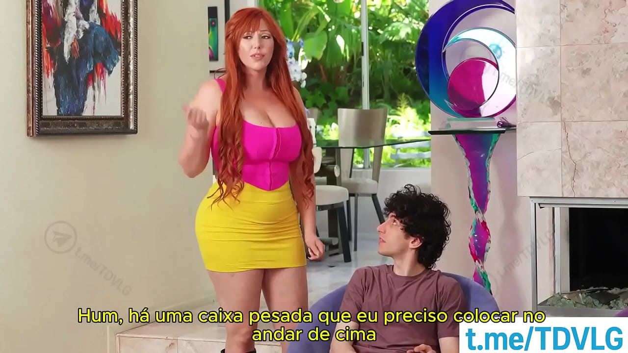 Madrasta ninfeta transando com afilhado LEGENDADO