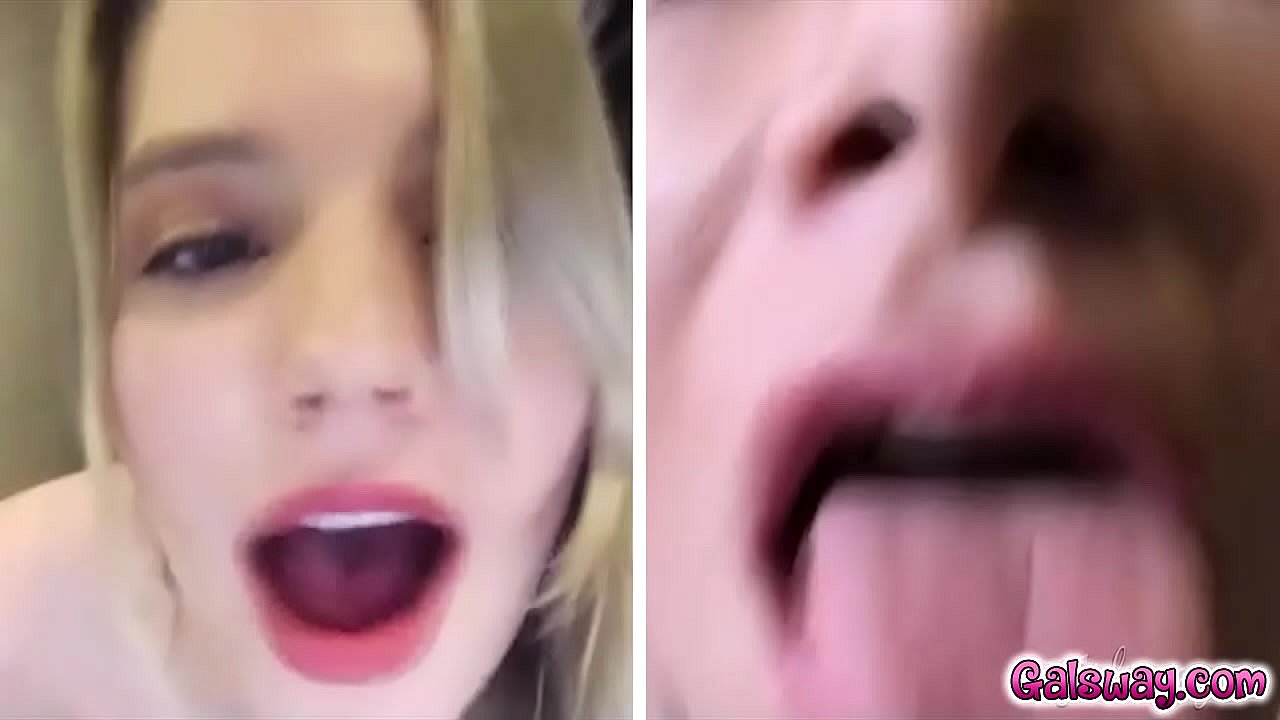 Kenna and Serene makes out squirting through computer