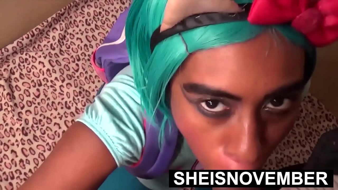 HD Sheisnovember Ditches Classes And Her Step Father Finds Out, Face Fucking His Ebony Step Daughter With Bigcock BBC To Keep Secret, Big Tits, Nipples Jiggling During Reverse Cowgirl Style After A Kneeling Blowjob By Msnovember