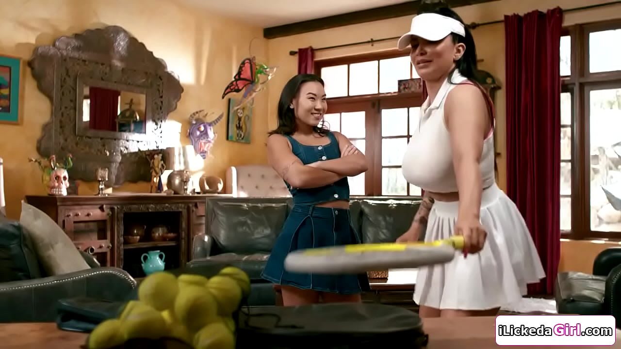 Romi Rain wants to take her stepdaughter Kimmy Kimm to tennis club so she grants her request.The lesbian teen sucks her big tits then licks her pussy.