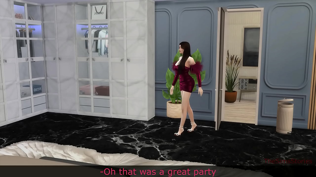 Asian stepdaughter begs her stepmother to fuck her with a strapon