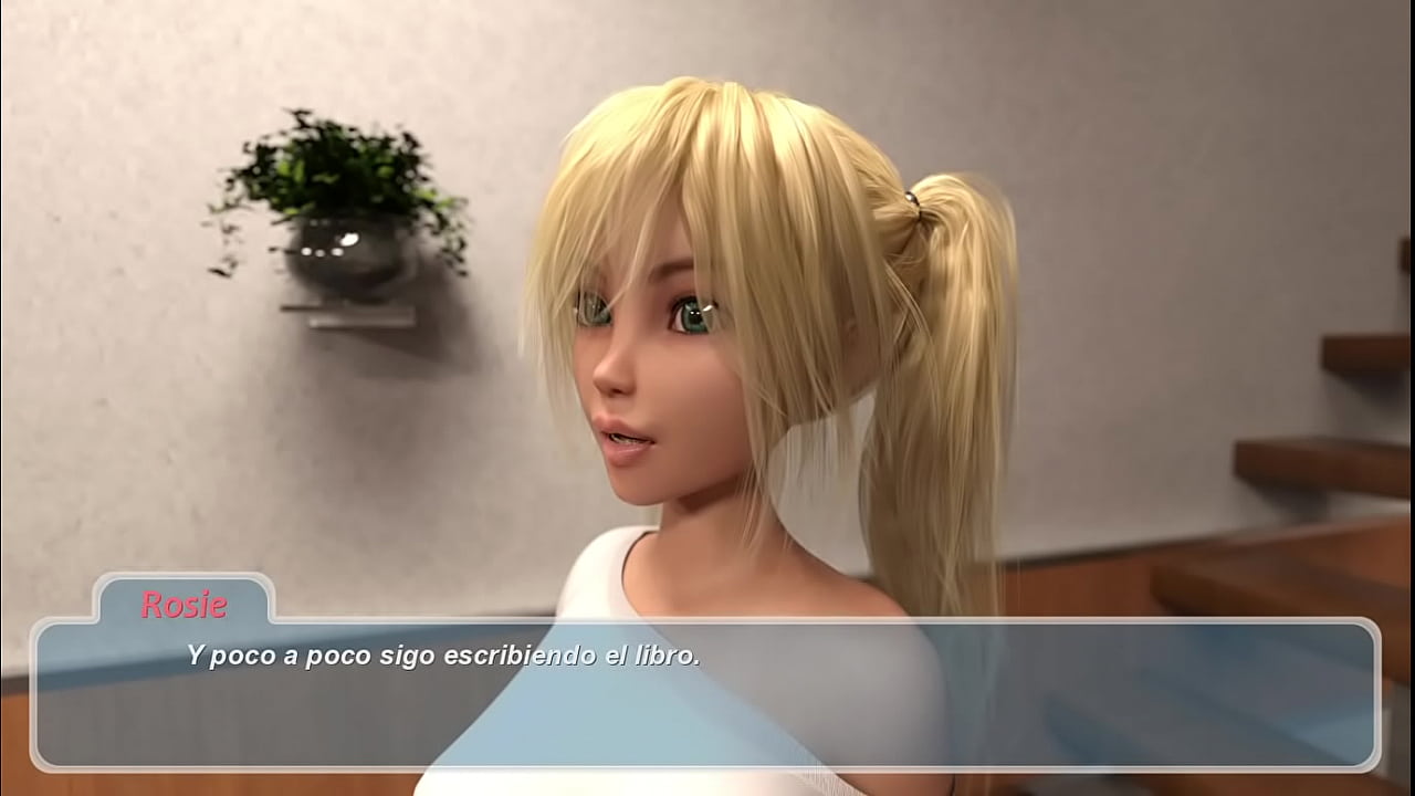 5 papa viendo como su le echa agua las plantas de la casa happy summer traducido