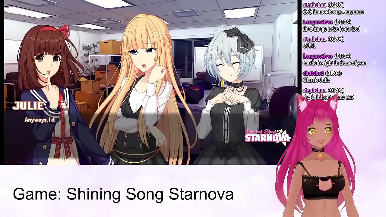 VTuber LewdNeko Plays Shining Song Starnova Julie Route Part 5