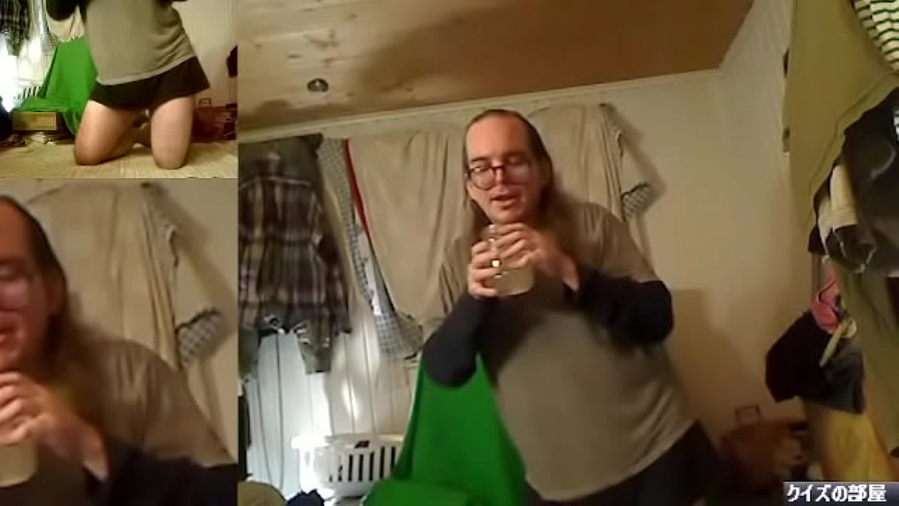 Boy happily dances and strips(57)