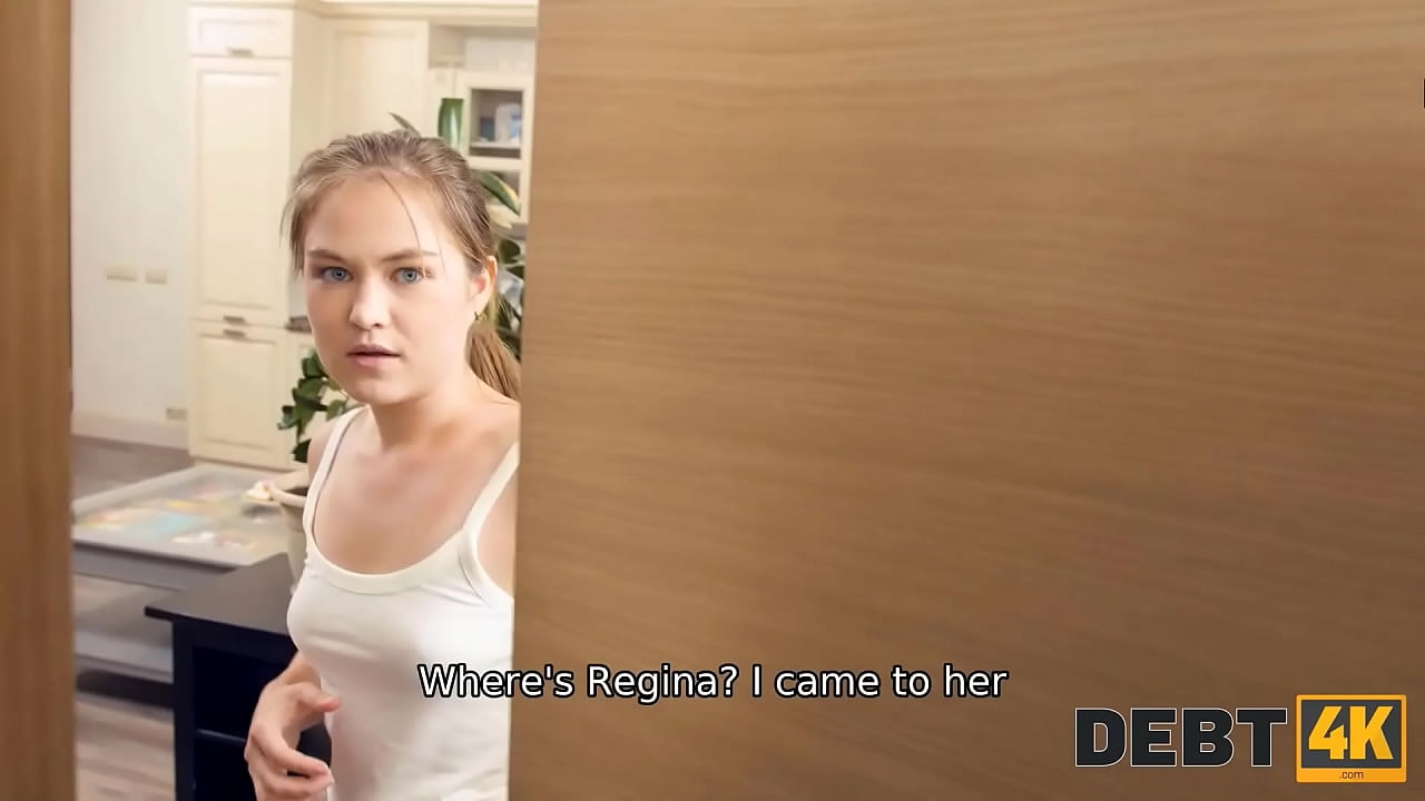 DEBT4k. Innocent borrower pays debt by arranging group sex for lender