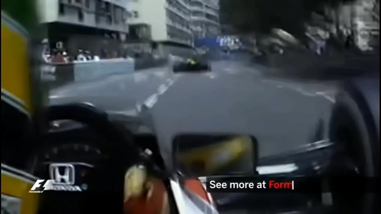 Senna no circuito de M&ocirc;naco 1990