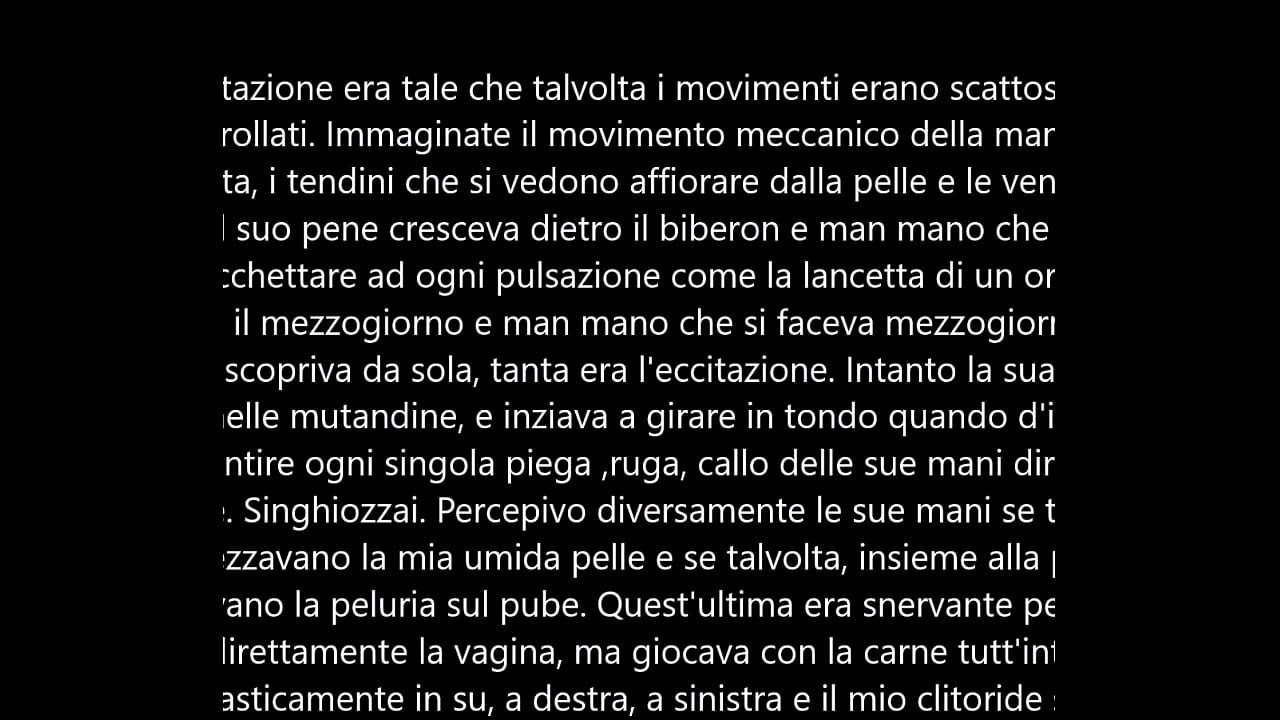 Pompino e sesso con un biberon