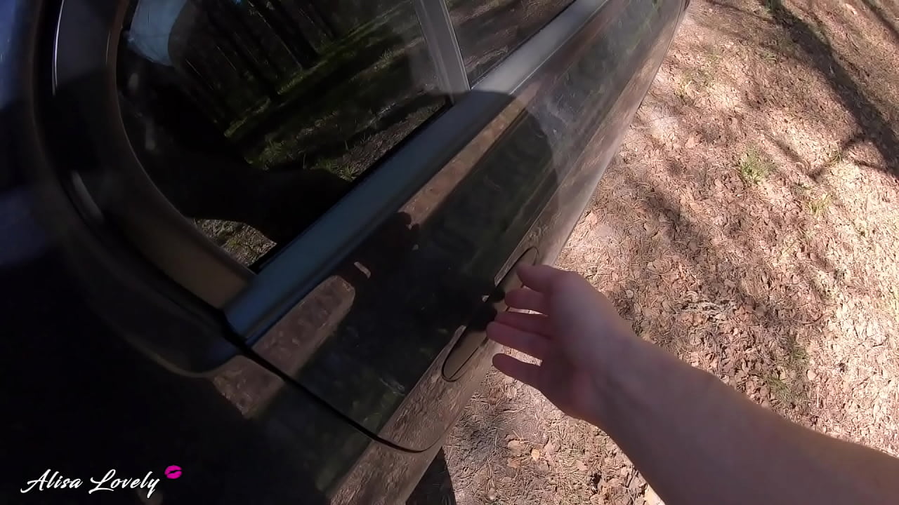 Beauty with Perfect Ass Loves to Relax in Nature - Sucking Cock, Fucking Doggystyle and Ride Hard Dick in Car